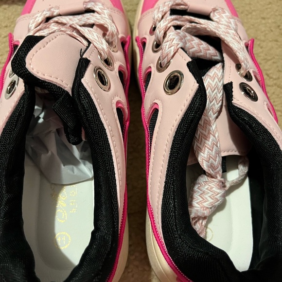 Fashion Nova Skateboard Pink Sneakers - Picture 7 of 9